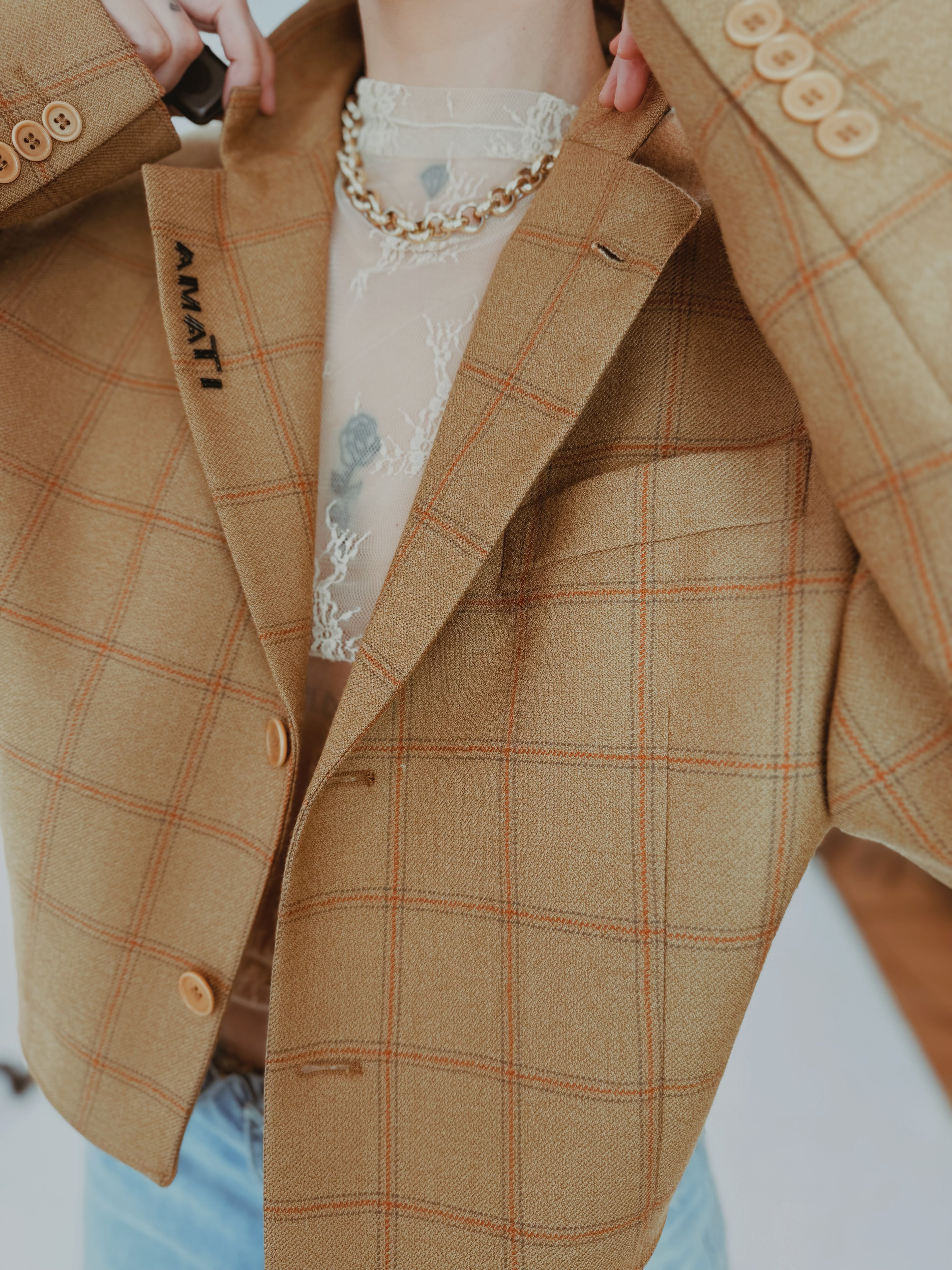 Blazer reborn in Lana vergine
