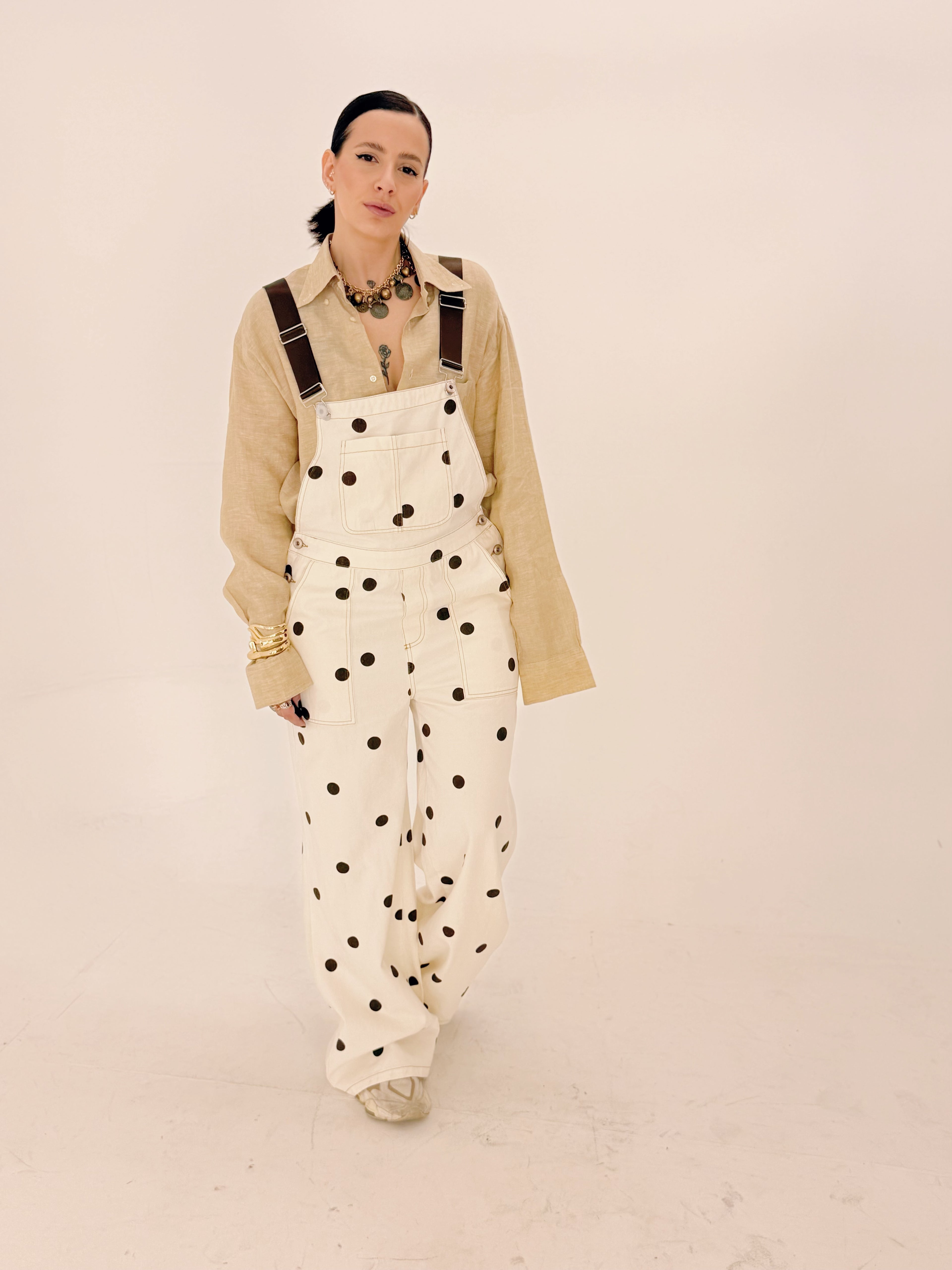 Salopette Pois