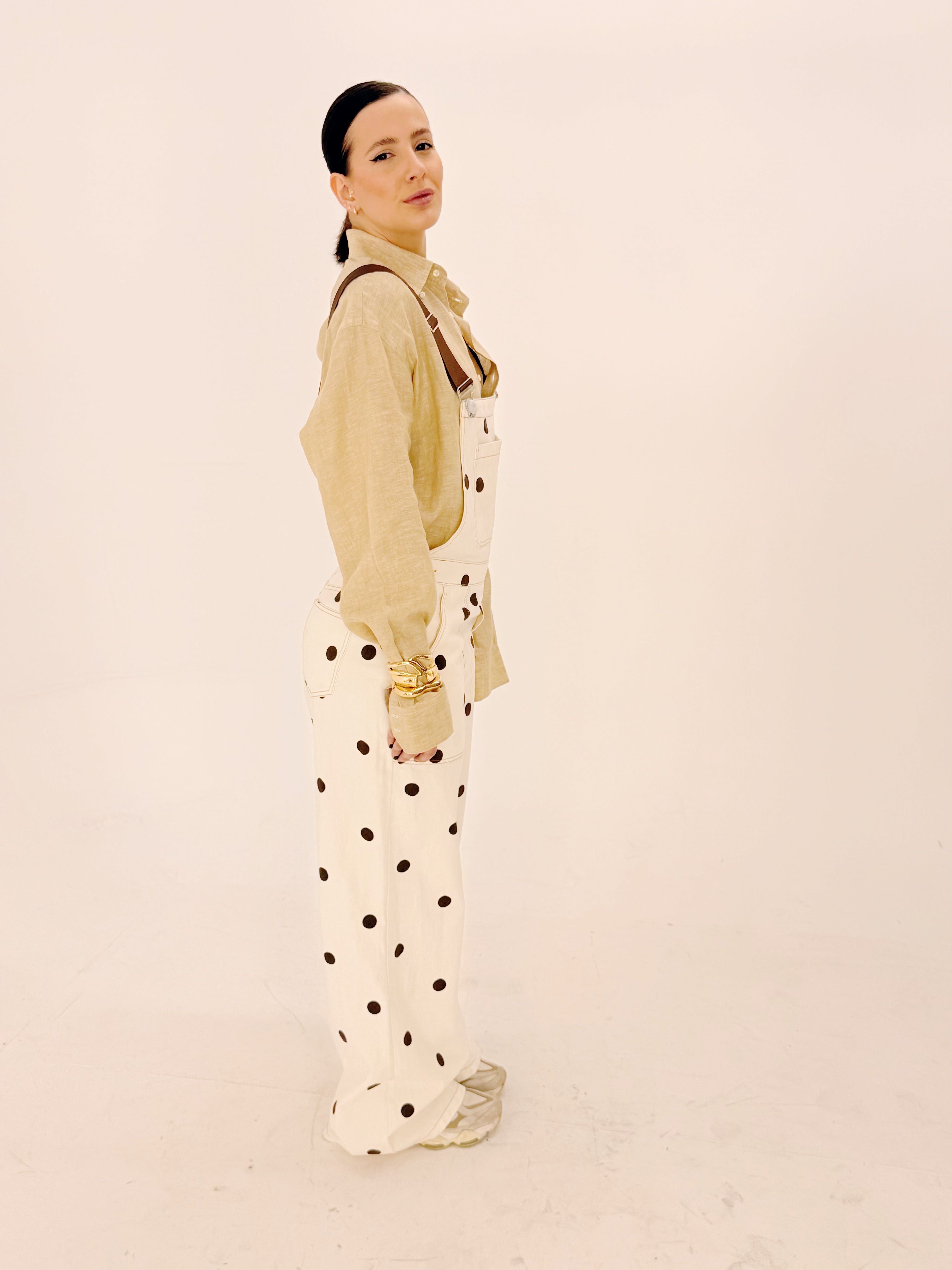 Salopette Pois
