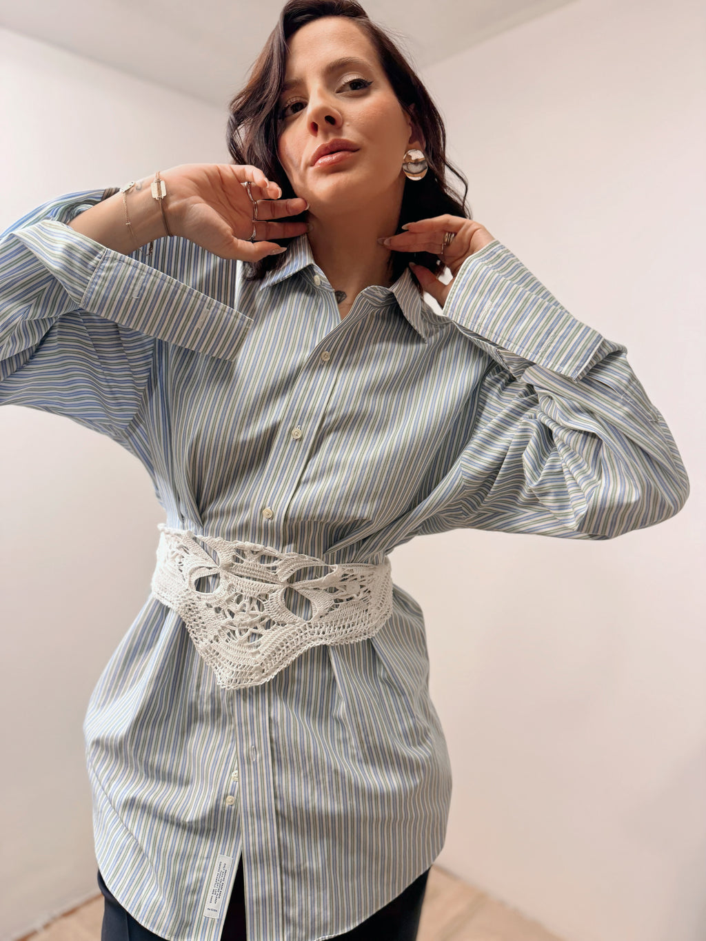 Corset Stripe Shirt