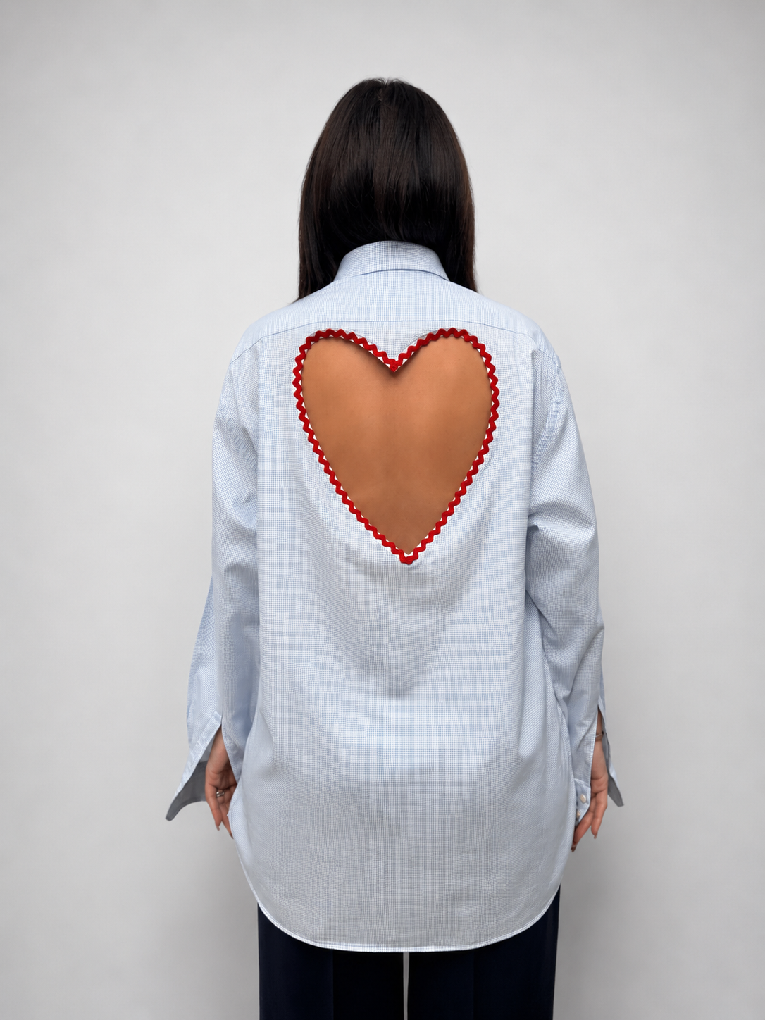 Camicia Heart cut-out