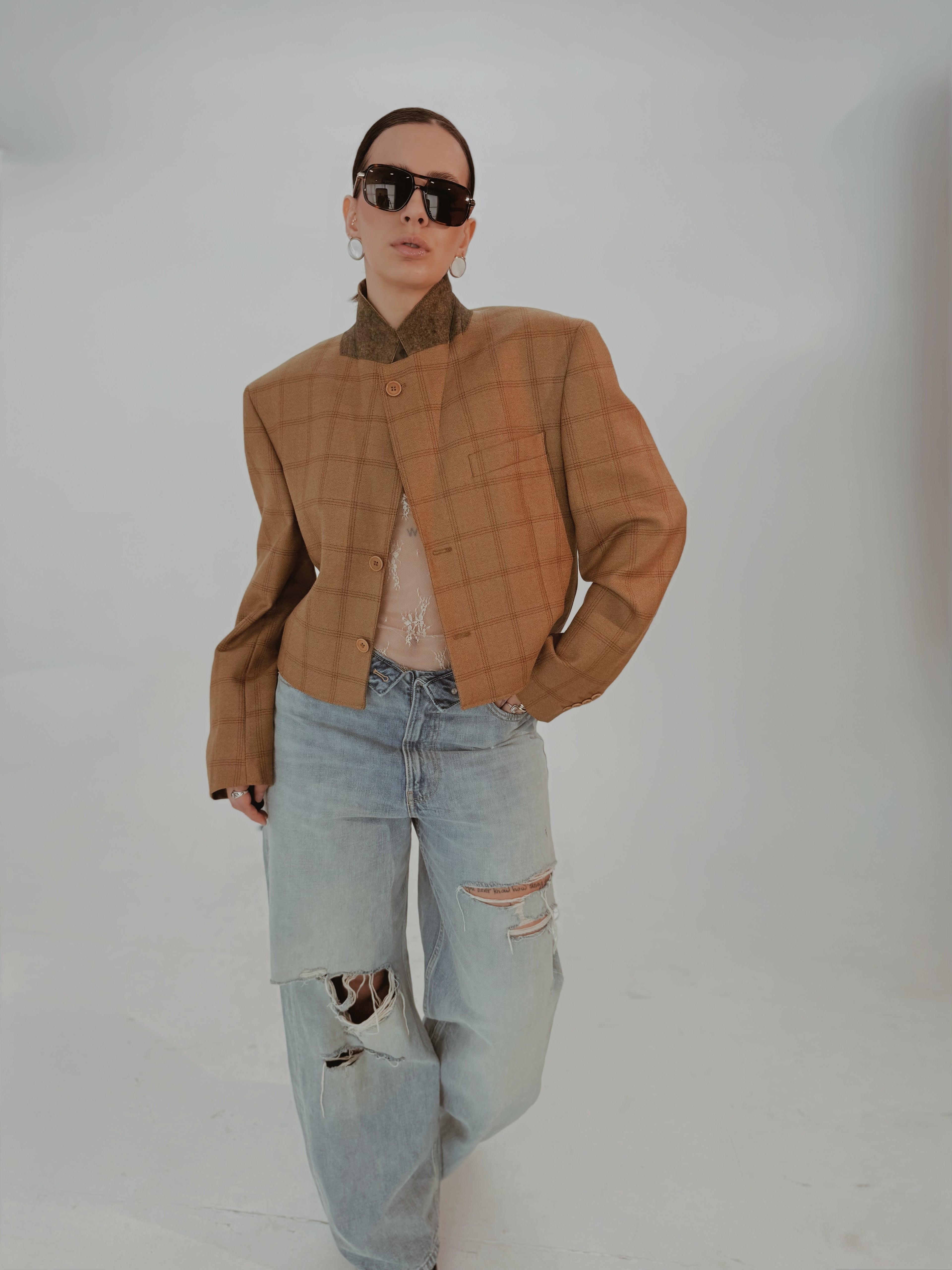 Blazer reborn in Lana vergine