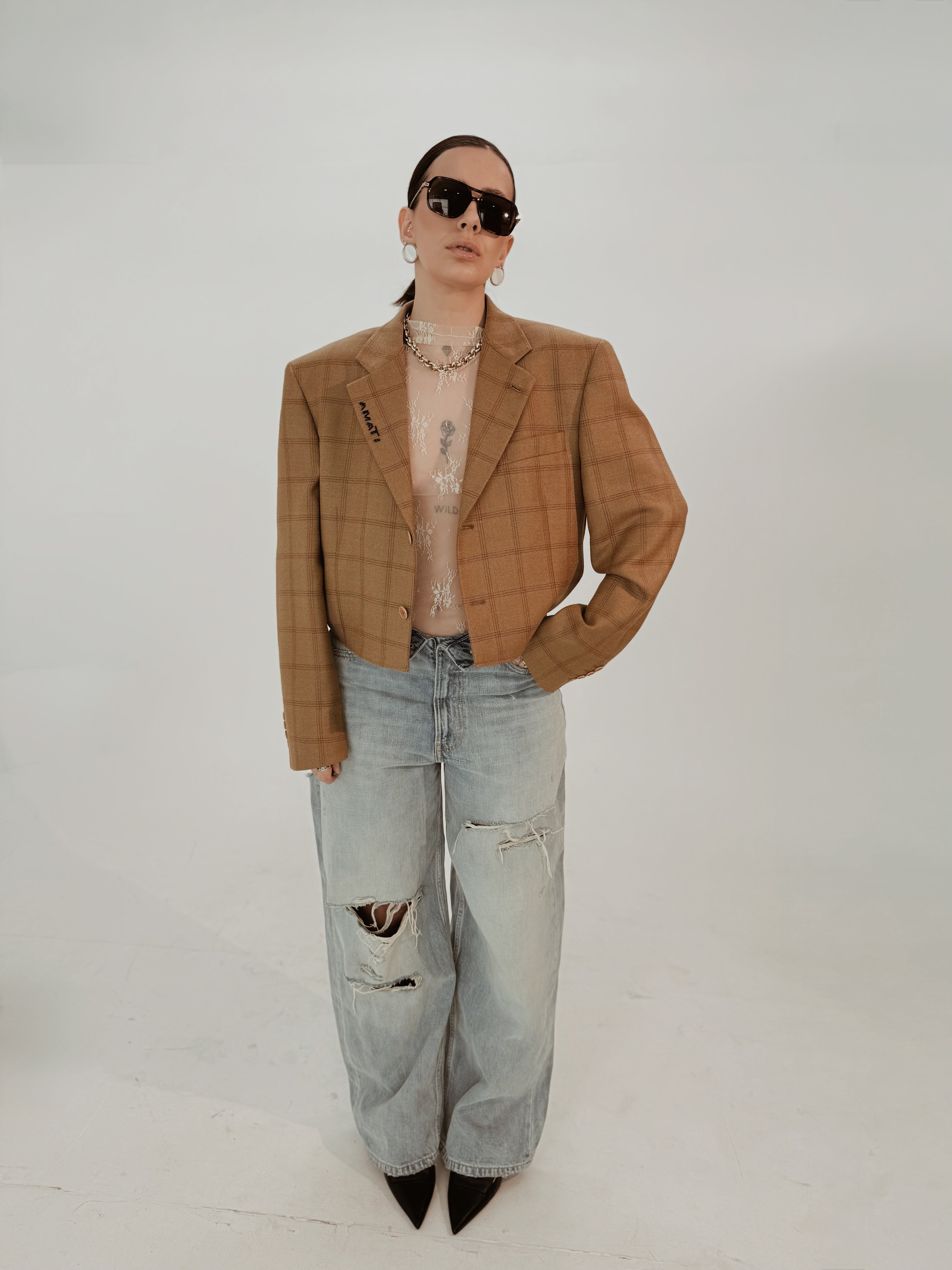 Blazer reborn in Lana vergine