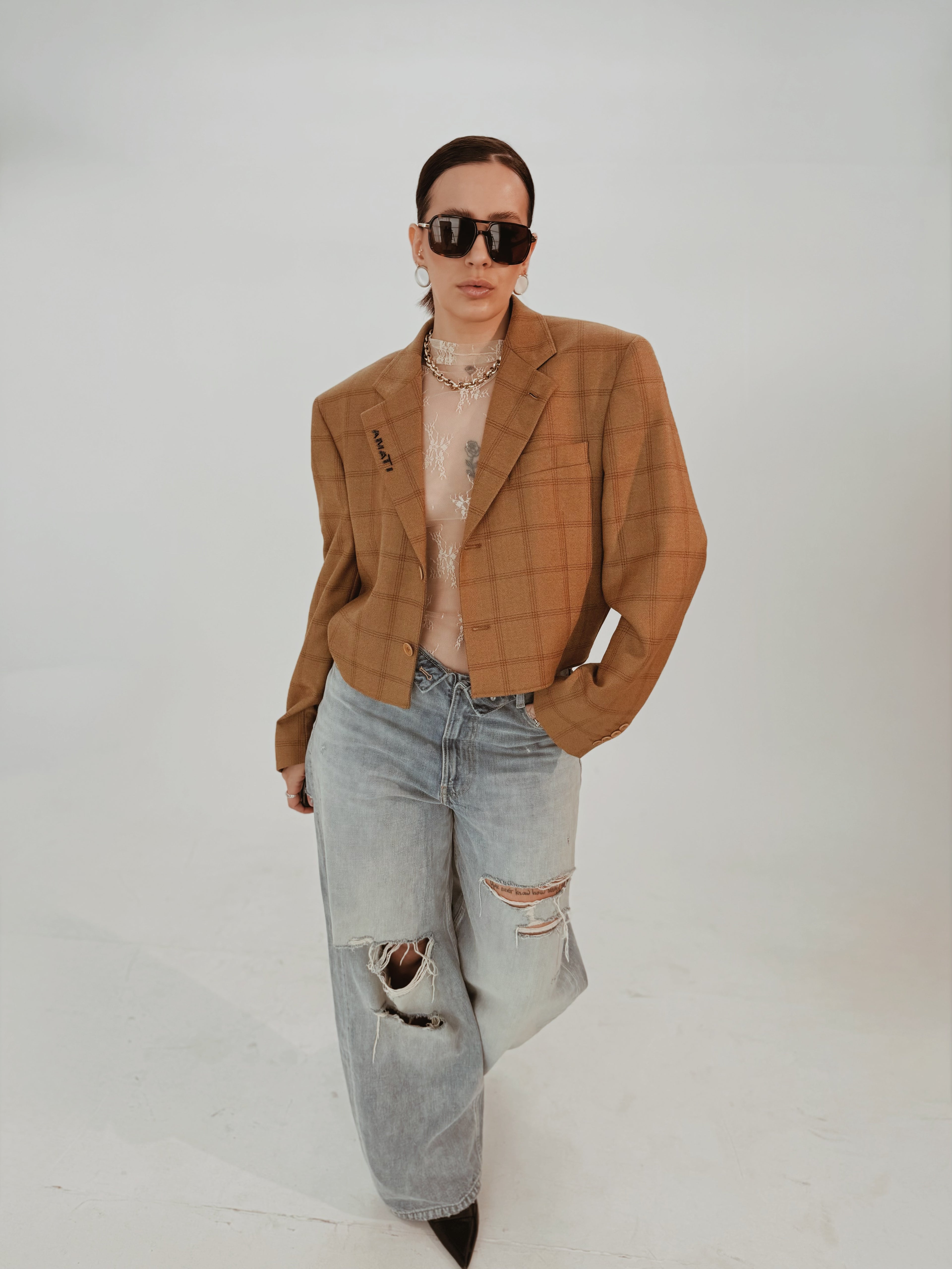 Blazer reborn in Lana vergine