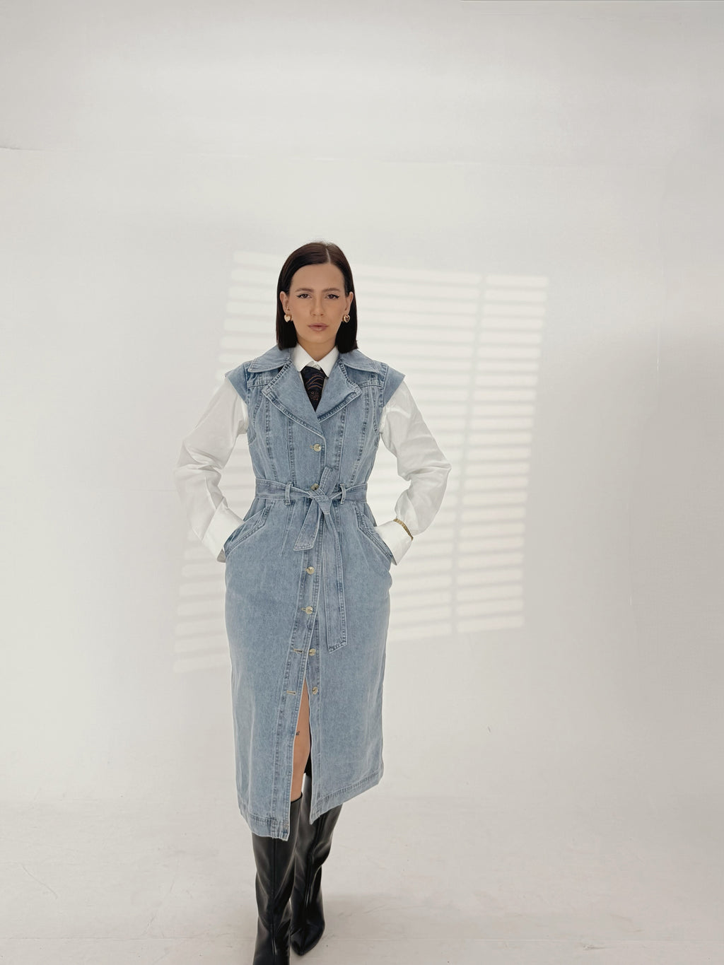 Abito Midi in Denim