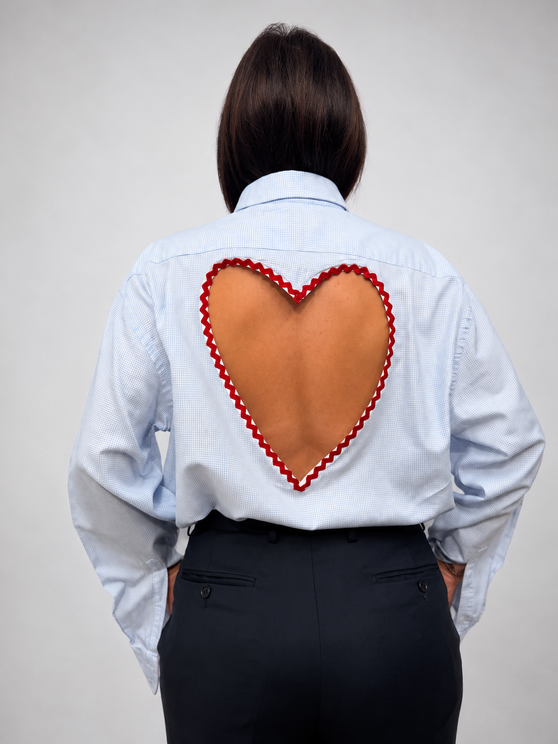 Camicia Heart cut-out