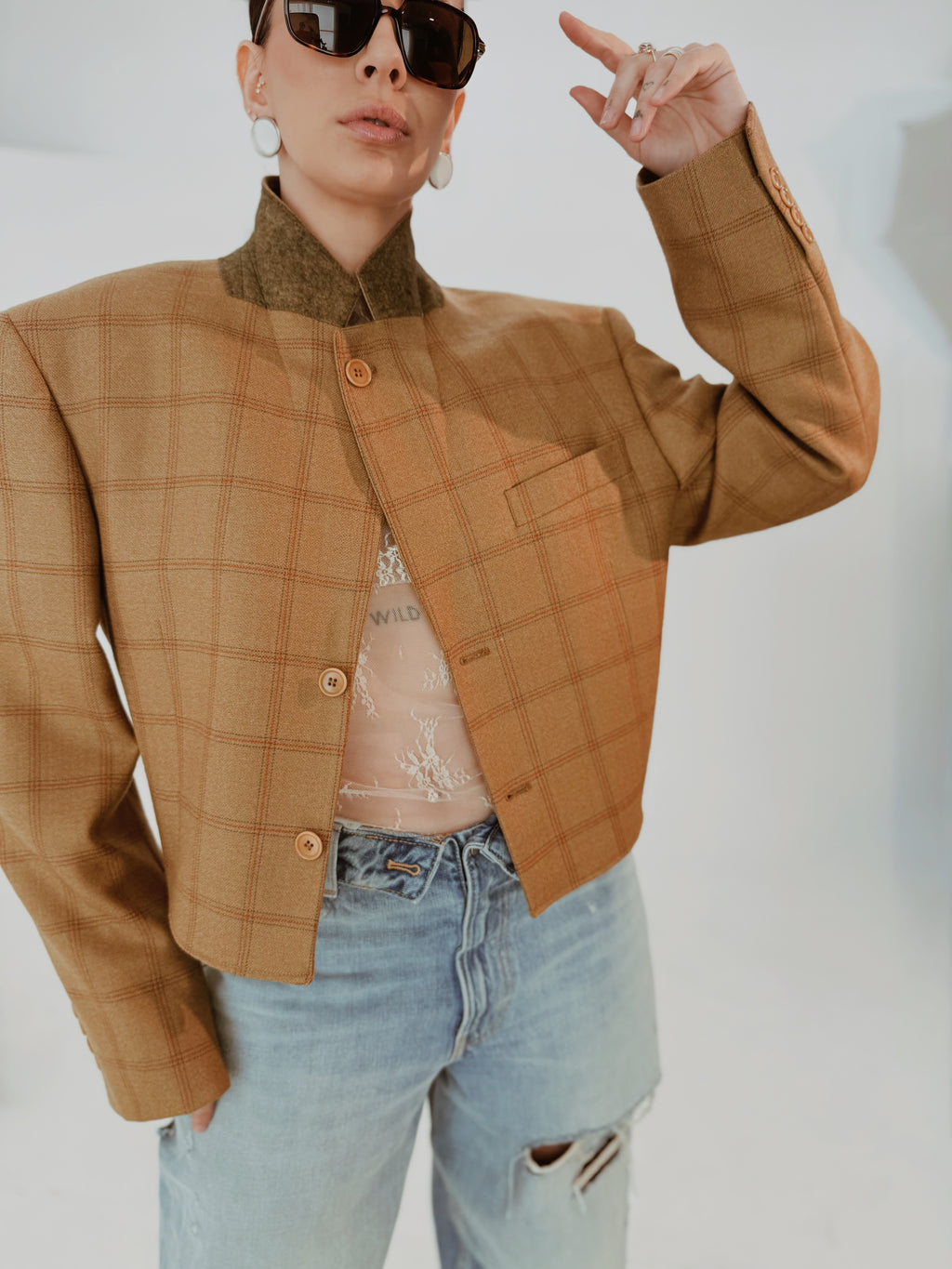 Blazer reborn in Lana vergine