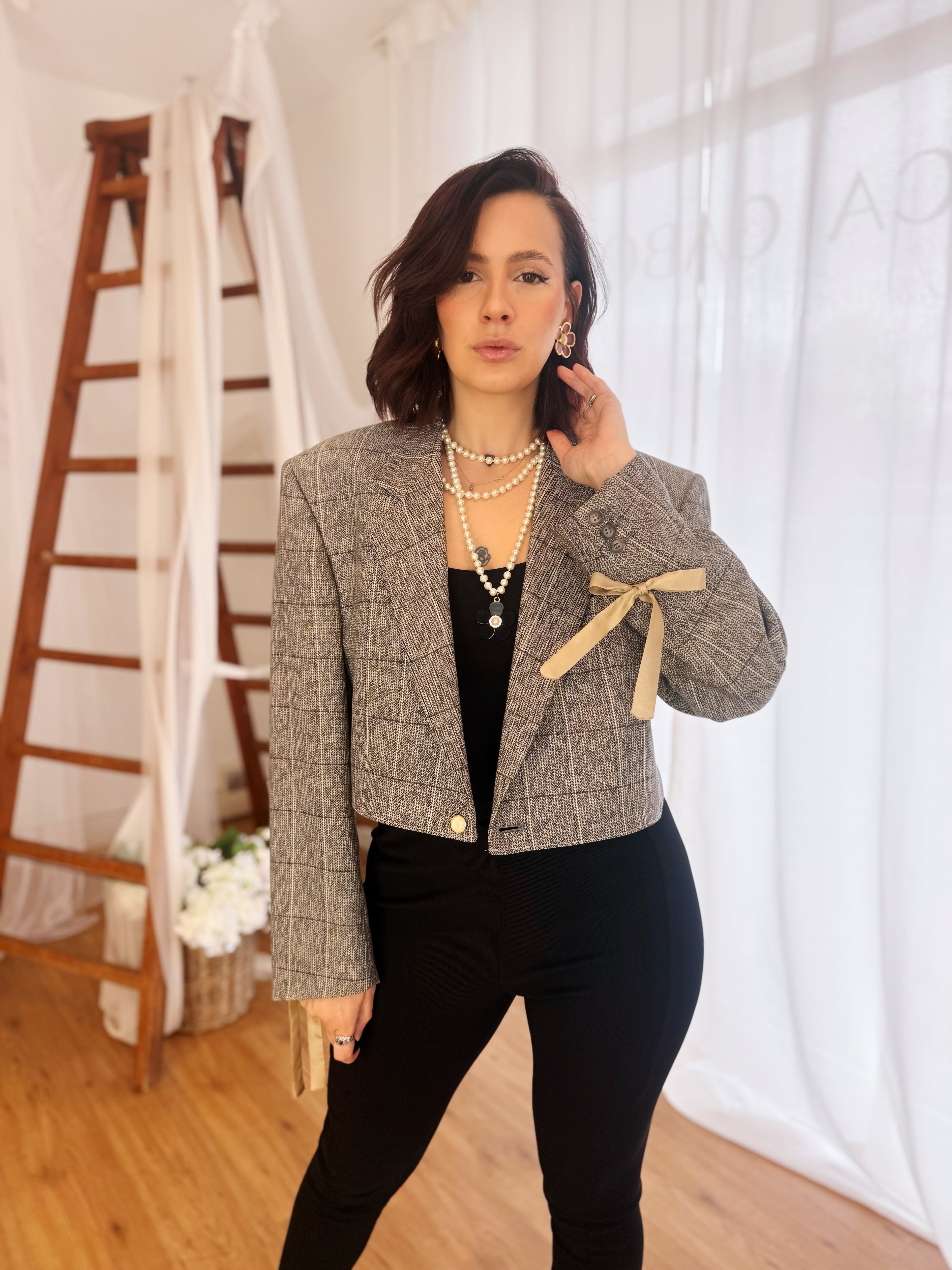 Blazer vintage reinterpretata