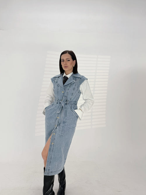 Abito Midi in Denim