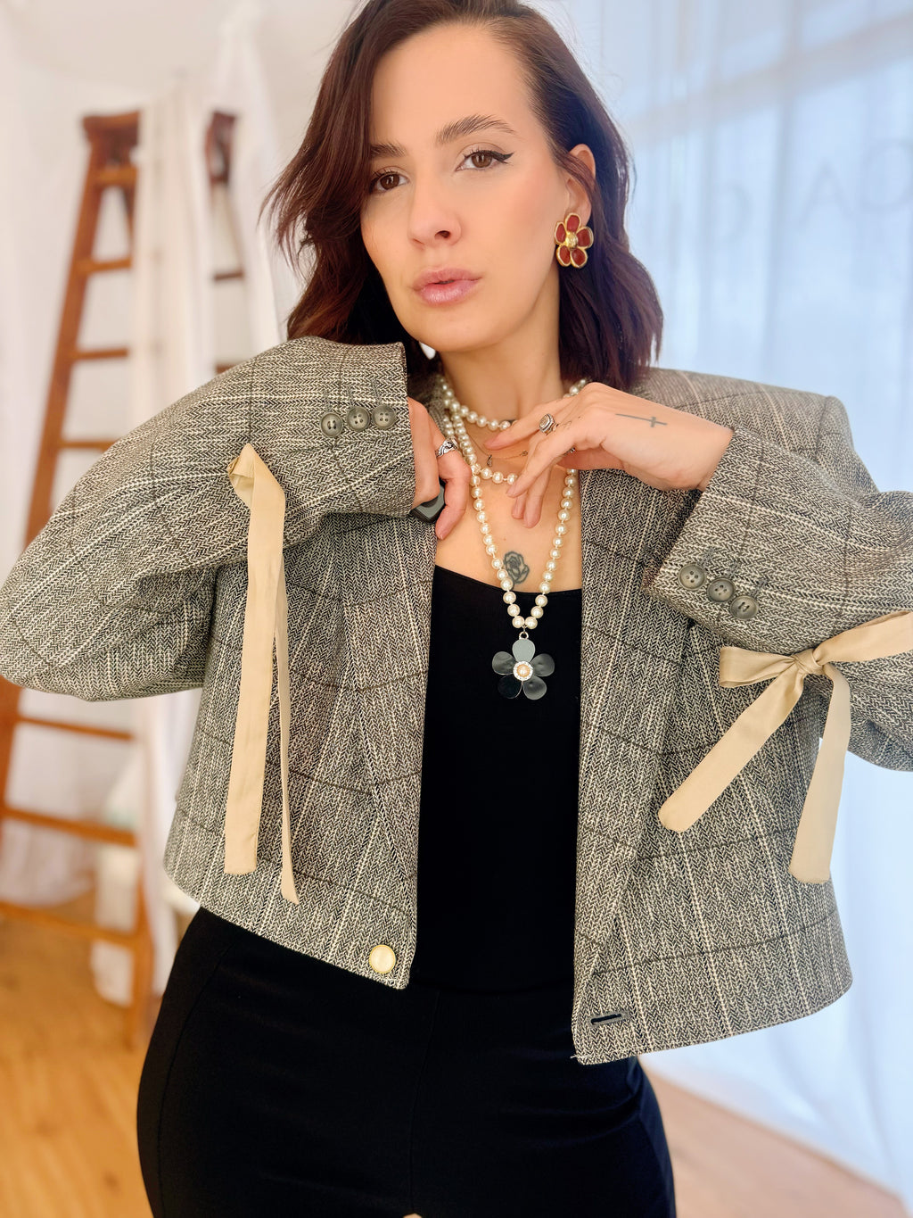 Blazer vintage reinterpretata