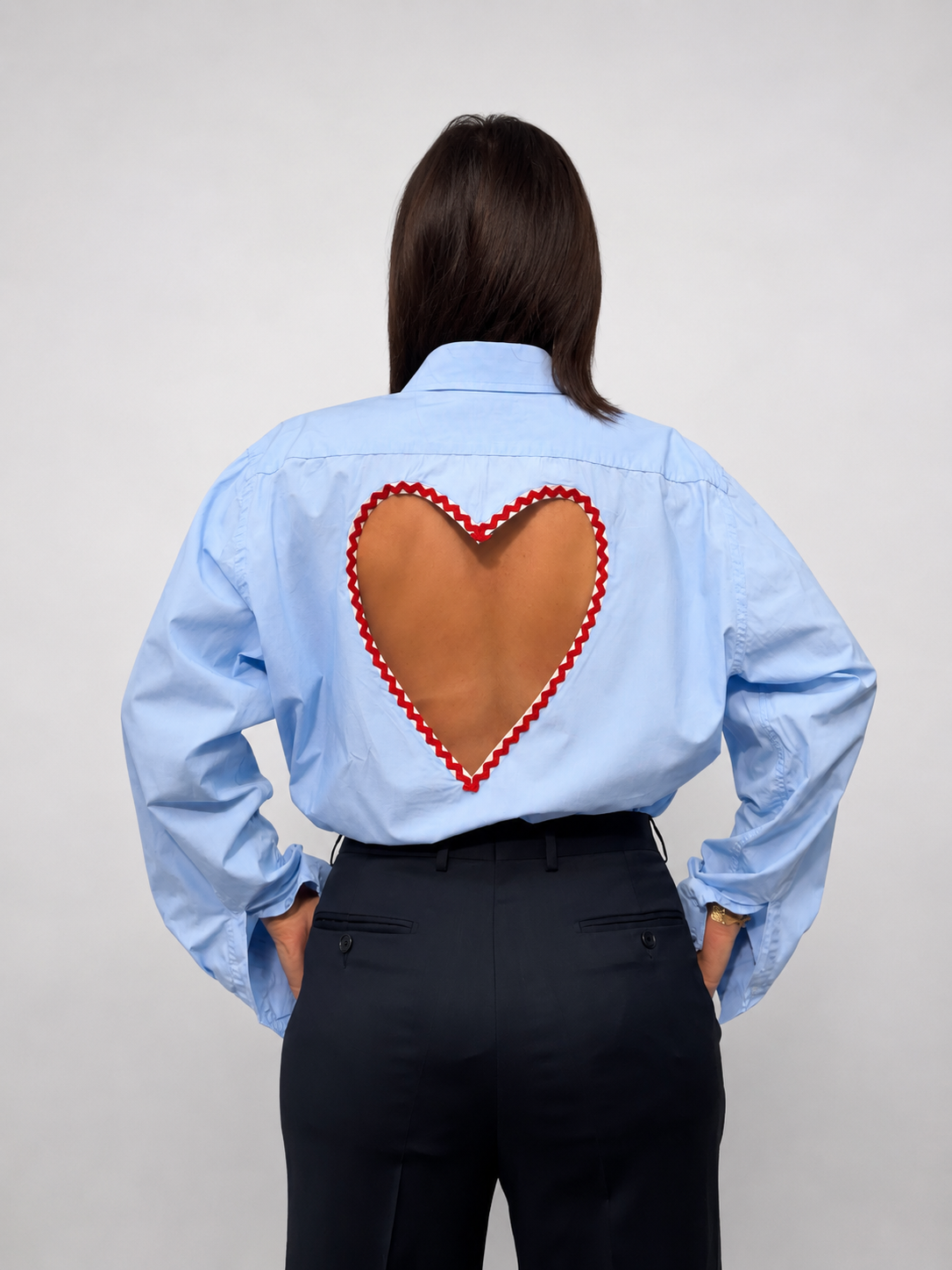 Camicia Heart cut-out