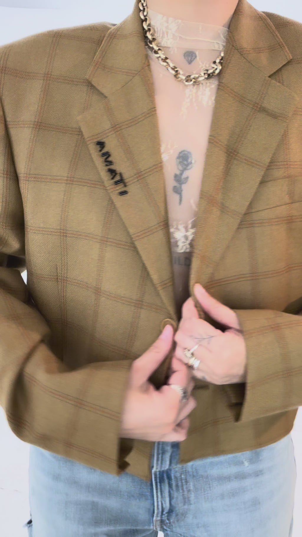 Blazer reborn in Lana vergine