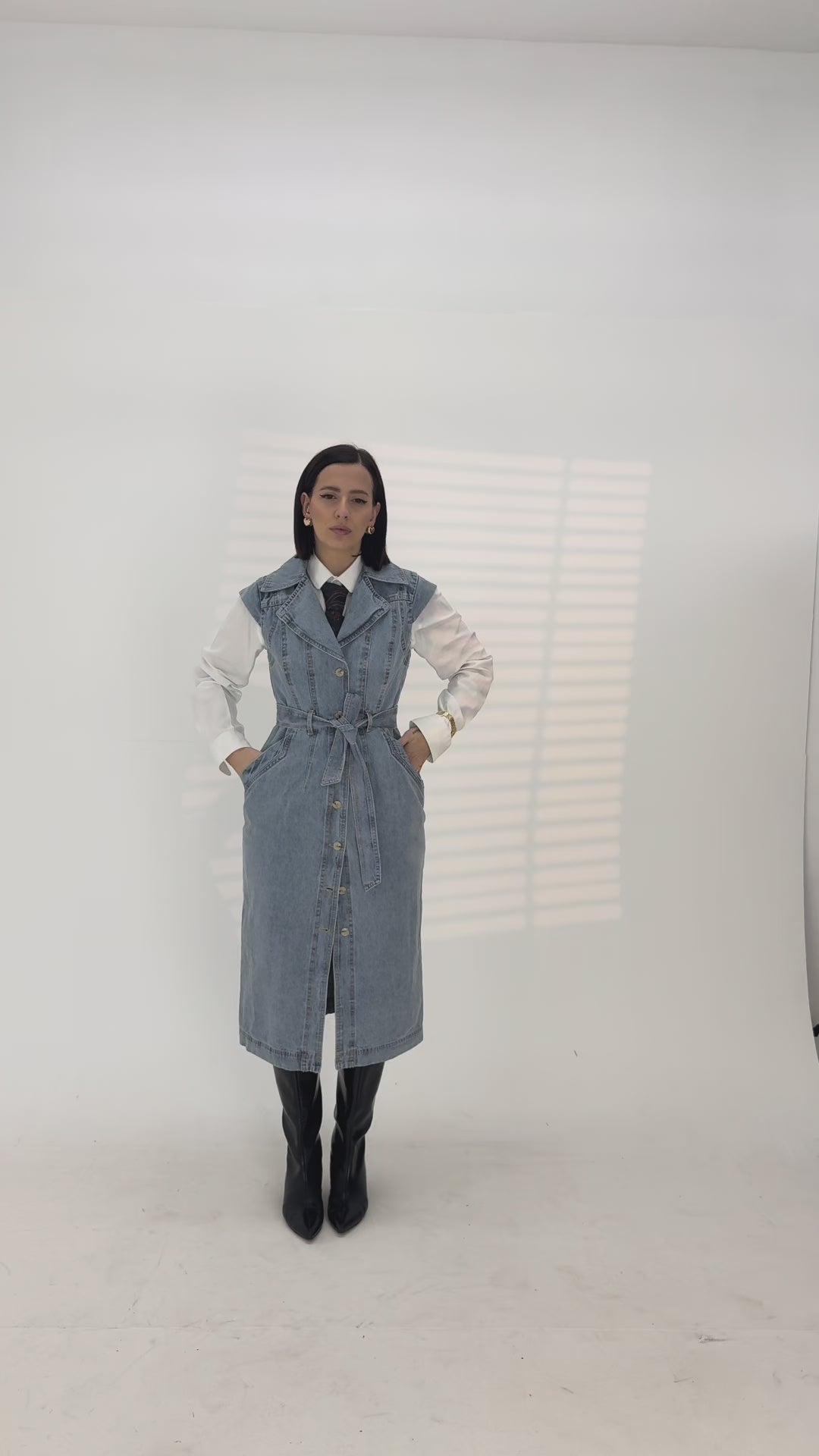 Abito Midi in Denim